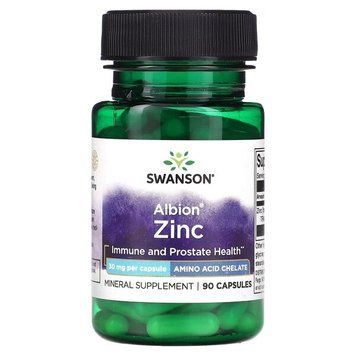 Swanson Zinc Chelated 30 mg, 90 капсул CN7260 фото