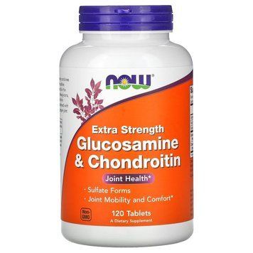 NOW Glucosamine & Chondroitin, 120 таблеток CN12517 фото