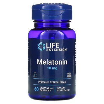 Life Extension Melatonin 10 mg, 60 вегакапсул CN10771 фото