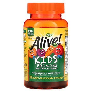 Nature's Way Alive! Multi-Vitamin for Children, 90 желейок CN7426 фото