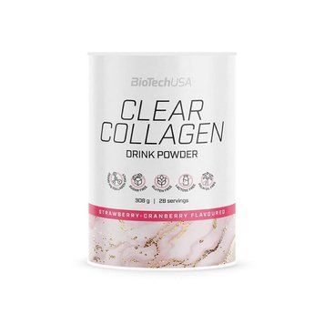 BioTech Clear Collagen, 308 грамм - Клюква-клубника CN14127-1 фото