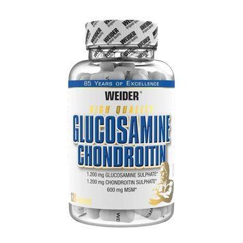 Weider Glucosamine Chondroitin plus MSM, 120 капсул CN2753 фото