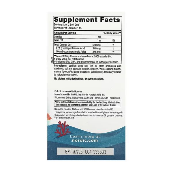 Ultimate Omega Junior - 90 mini softgels 2023-10-5942 фото