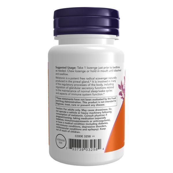 Melatonin 3mg - 180 lozenges 100-45-9054758-20 фото