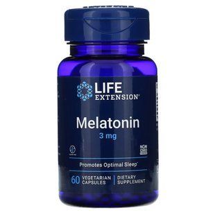 Life Extension Melatonin 3 mg, 60 вегакапсул CN10772 фото