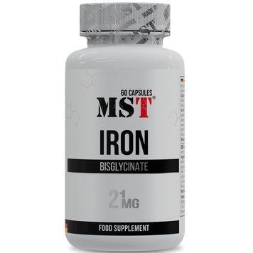 MST Nutrition Iron Bisglycinate, 60 капсул CN16138 фото