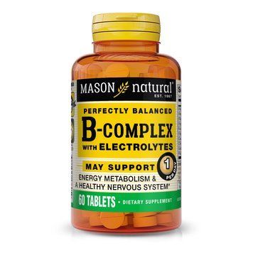 Mason Natural B-Complex With Electrolytes, 60 таблеток CN10909 фото