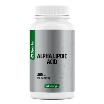 Sporter Alpha Lipoic Acid 300 mg, 60 капсул DA089F640510 фото