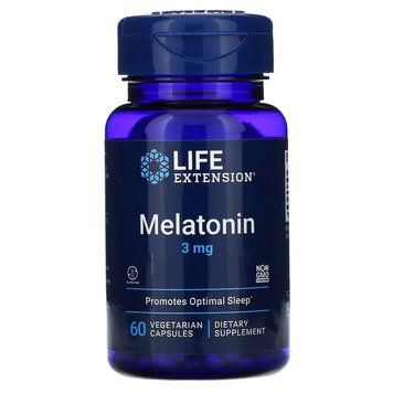 Life Extension Melatonin 3 mg, 60 вегакапсул CN10772 фото