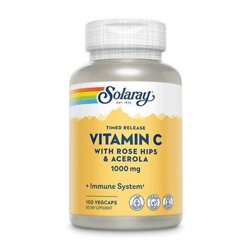 Solaray Vitamin C 1000 mg, 100 вегакапсул CN10336 фото