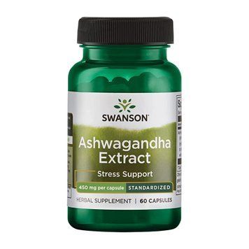 Ashwagandha Extract Standardized 450mg - 60 caps 2023-10-4056 фото