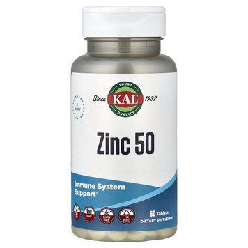 KAL Zinc 50 mg, 60 таблеток CN17250 фото