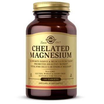 Solgar Chelated Magnesium, 100 таблеток CN6064 фото