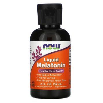 NOW Liquid Melatonin, 60 мл CN11366 фото