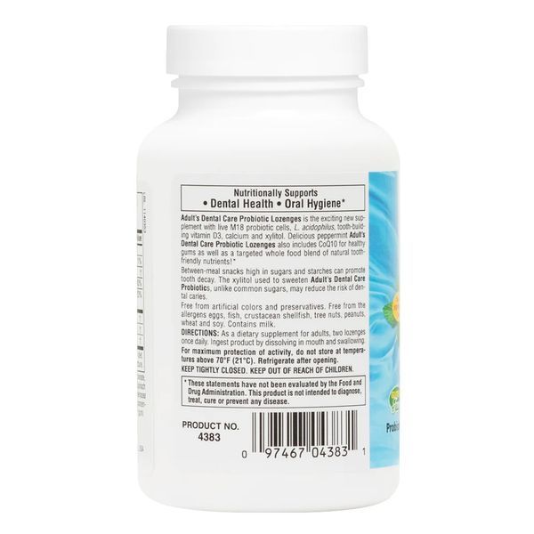 Natures Plus Adults Dental Care Probiotic, 60 леденцов CN11913 фото