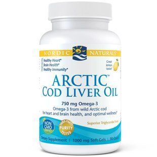Nordic Naturals Arctic Cod Liver Oil, 90 капсул CN6900 фото