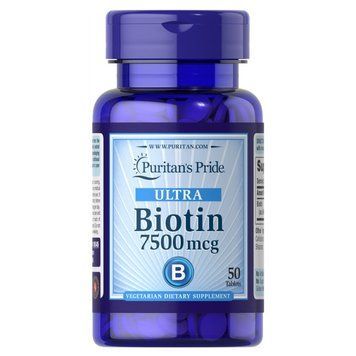 Puritan's Pride Biotin 7500 mcg, 50 таблеток CN8867 фото