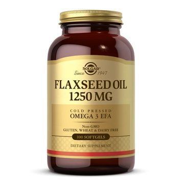 Solgar Flaxseed Oil 1250 mg, 100 капсул CN6103 фото