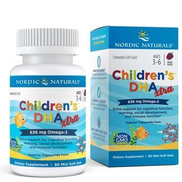 Nordic Naturals Children's DHA Xtra, 90 мини капсул CN6891 фото