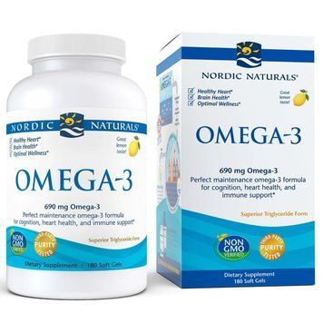 Nordic Naturals Omega-3, 180 капсул CN6930 фото