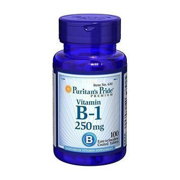 Puritan's Pride Vitamin B-1 250 mg, 100 таблеток F393979BFFF2 фото