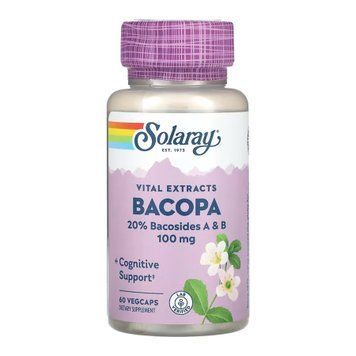 Bacopa 100mg - 60 vcaps 2023-10-6780 фото