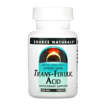 Trans-Ferulic Acid 250mg - 30 tabs (Повреждена банка) 2024-11-0187 фото