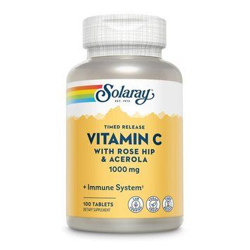 Solaray Vitamin C 1000 mg, 100 таблеток CN10338 фото