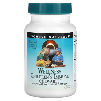 Source Naturals Wellness Children's Immune, 60 пастилок CN12583 фото