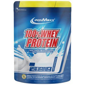 Ironmaxx 100% Whey Protein, 500 грам - Клубника CN3374-2 фото