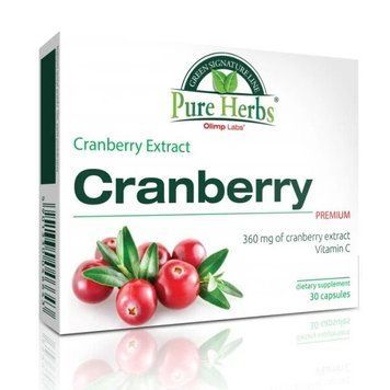 Olimp Sport Nutrition Pure Herbs Cranberry Premium, 30 капсул CN15596 фото