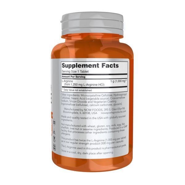 Arginine 1000mg - 180 tabs 2023-10-4514 фото
