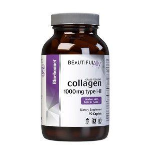 Bluebonnet Nutrition Beautiful Ally Collagen Type I + III, 90 каплет CN13249 фото