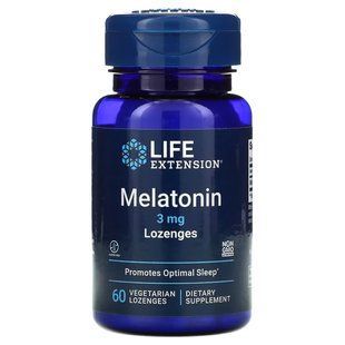 Life Extension Melatonin 3 mg, 60 льодяників CN10774 фото