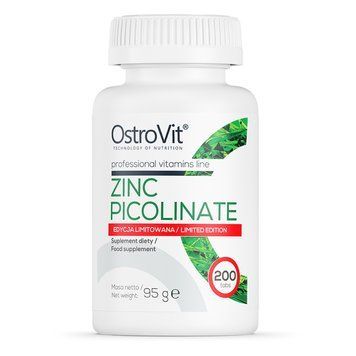 OstroVit Zinc Picolinate, 200 таблеток CN5784 фото