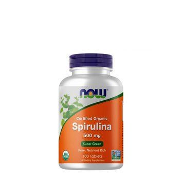 NOW Spirulina 500 mg, 100 таблеток CN4516 фото