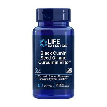 Life Extension Black Cumin Seed Oil and Curcumin Elite, 60 капсул CN14106 фото