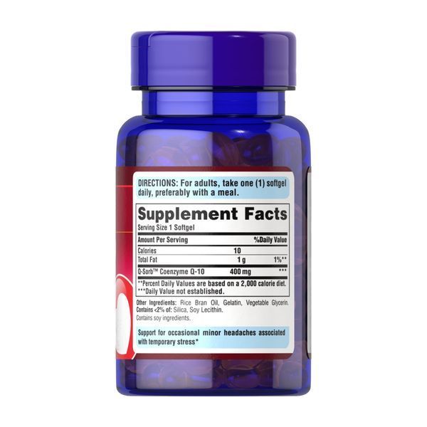 Q-SORB&trade; Co Q-10 400mg - 30 softgels 2023-10-4581 фото