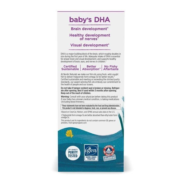 Nordic Naturals Baby's DHA, 60 мл CN6897 фото