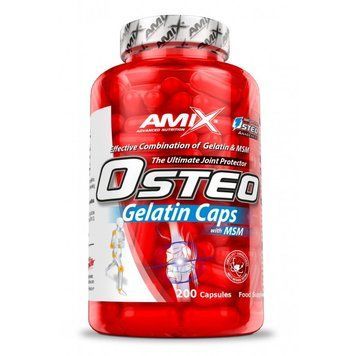 AMIX Osteo Gelatine + MSM, 200 капсул CN9172 фото