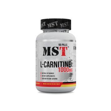 MST Nutrition L-Carnitine 1000 mg, 90 таблеток CN19960-1 фото