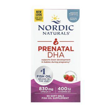 Prenatal DHA - 90 softgels Strawberry 2023-10-5948 фото