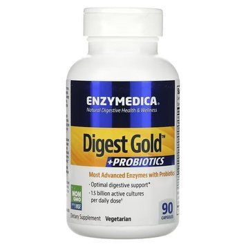 Enzymedica Digest Gold + Probiotics, 90 капсул CN15210 фото