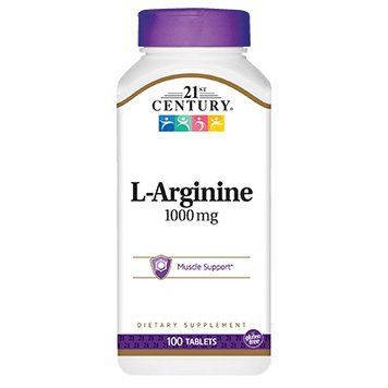 21st Century L-Arginine 1000 mg, 100 таблеток CN4941 фото