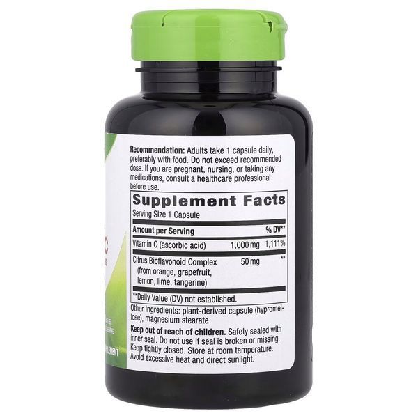 Nature's Way Vitamin C with Bioflavonoids, 100 капсул E9559DDE2622 фото