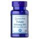 Puritan's Pride Folic Acid 400 mcg, 250 таблеток CN12886 фото 1
