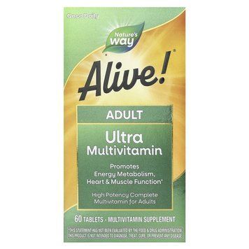 Nature's Way Alive! Adult Ultra Potency, 60 таблеток CN16115 фото