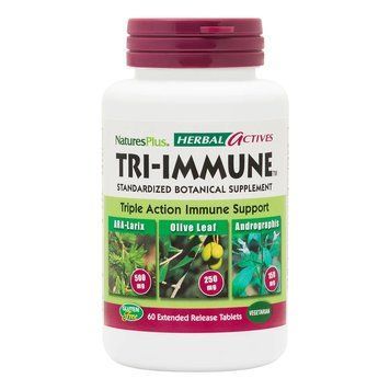 Natures Plus Herbal Actives Tri-Immune, 60 таблеток CN11737 фото