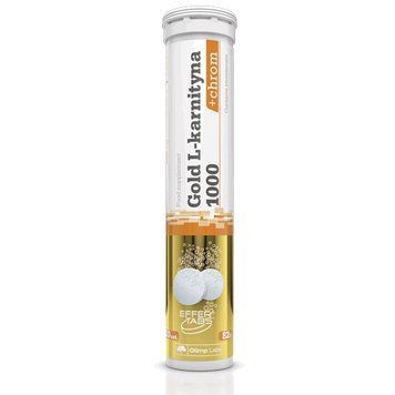 Olimp Sport Nutrition Gold L-Carnitine 1000+Chrom, 20 таблеток CN5434 фото