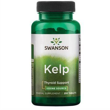 Swanson Kelp Iodine Source 225 mcg, 250 таблеток CN13197 фото